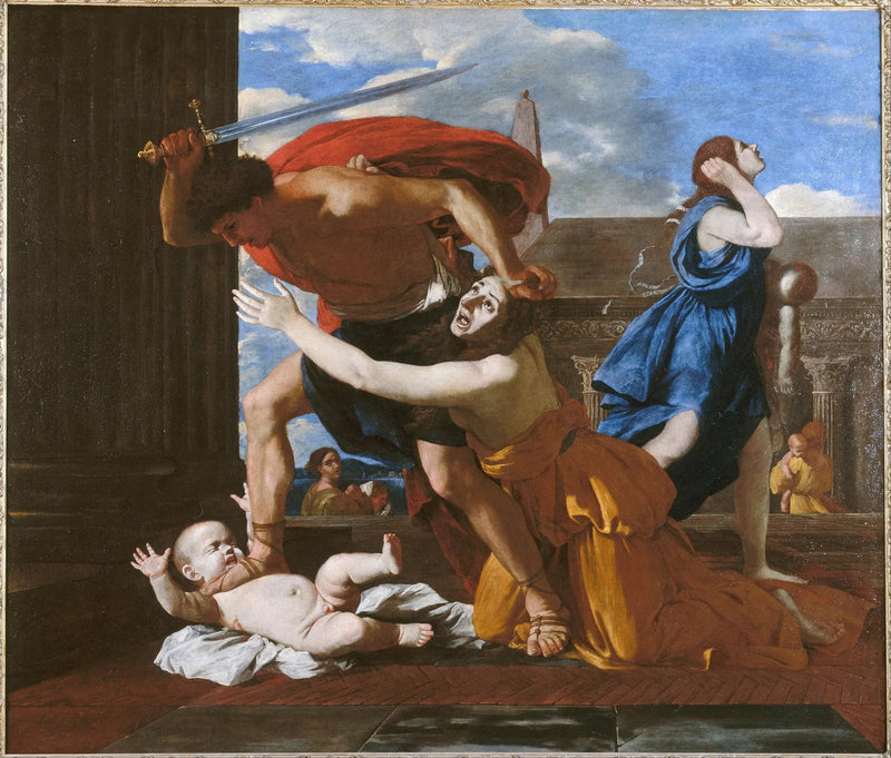 Das Massaker der Unschuldigen - Nicolas Poussin