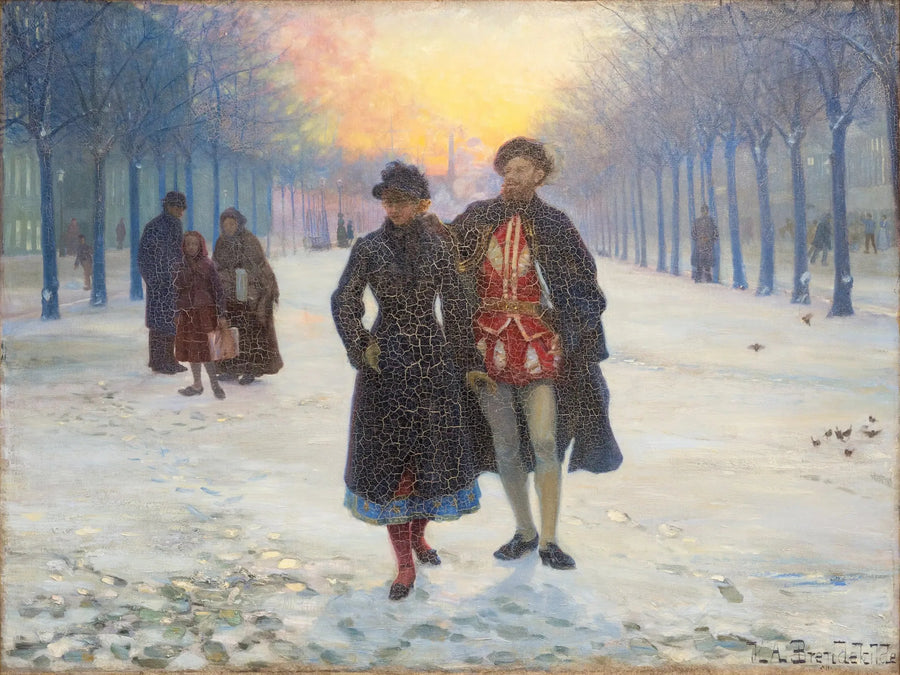 Der Morgen nach dem Karneval. - H. A. Brendekilde
