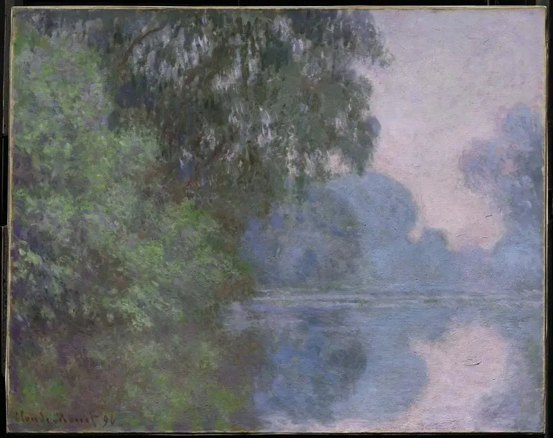 Der Morgen an der Seine, bei Giverny - Claude Monet