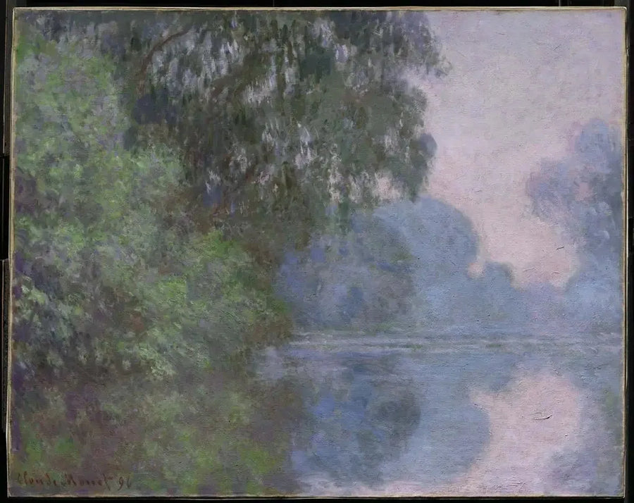 Der Morgen an der Seine, bei Giverny - Claude Monet