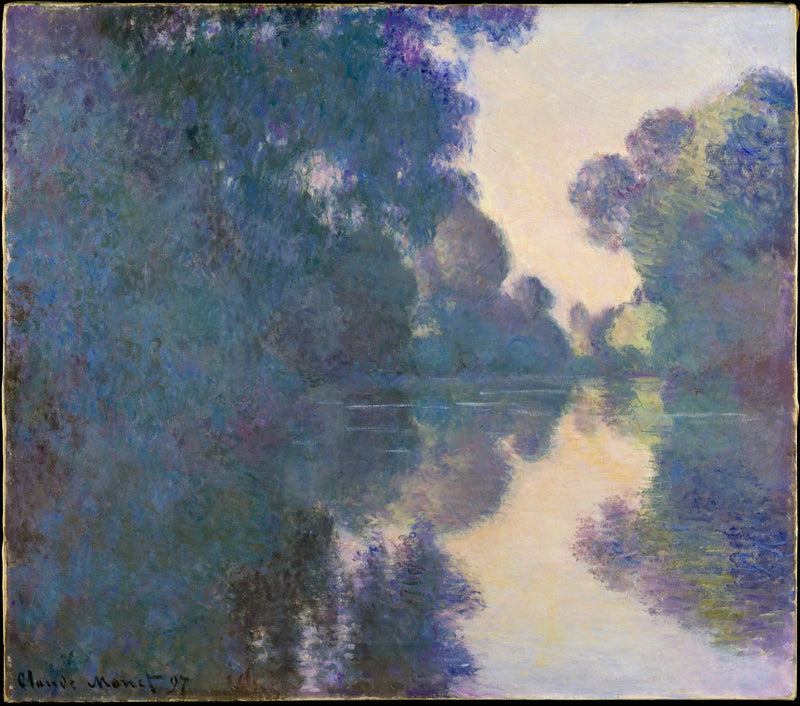 Der Morgen an der Seine bei Giverny - Claude Monet