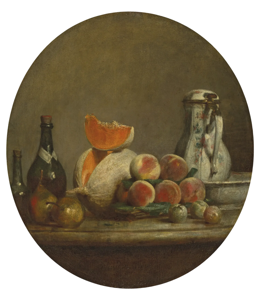 Das angeknackste Melone - Jean Siméon Chardin