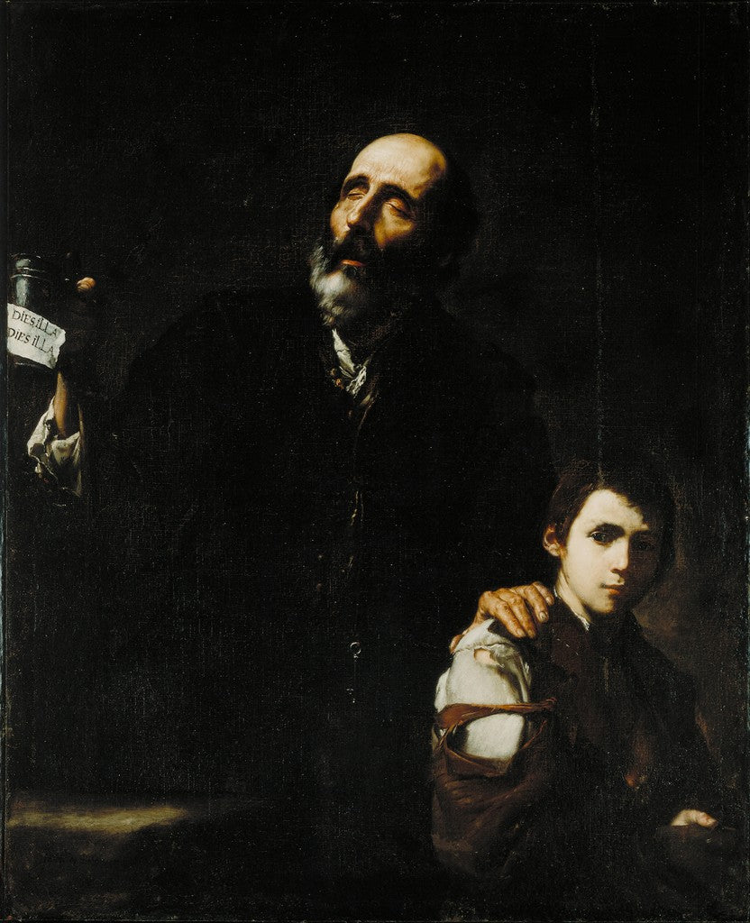 Der blinde Bettler und sein Junge - Jusepe de Ribera