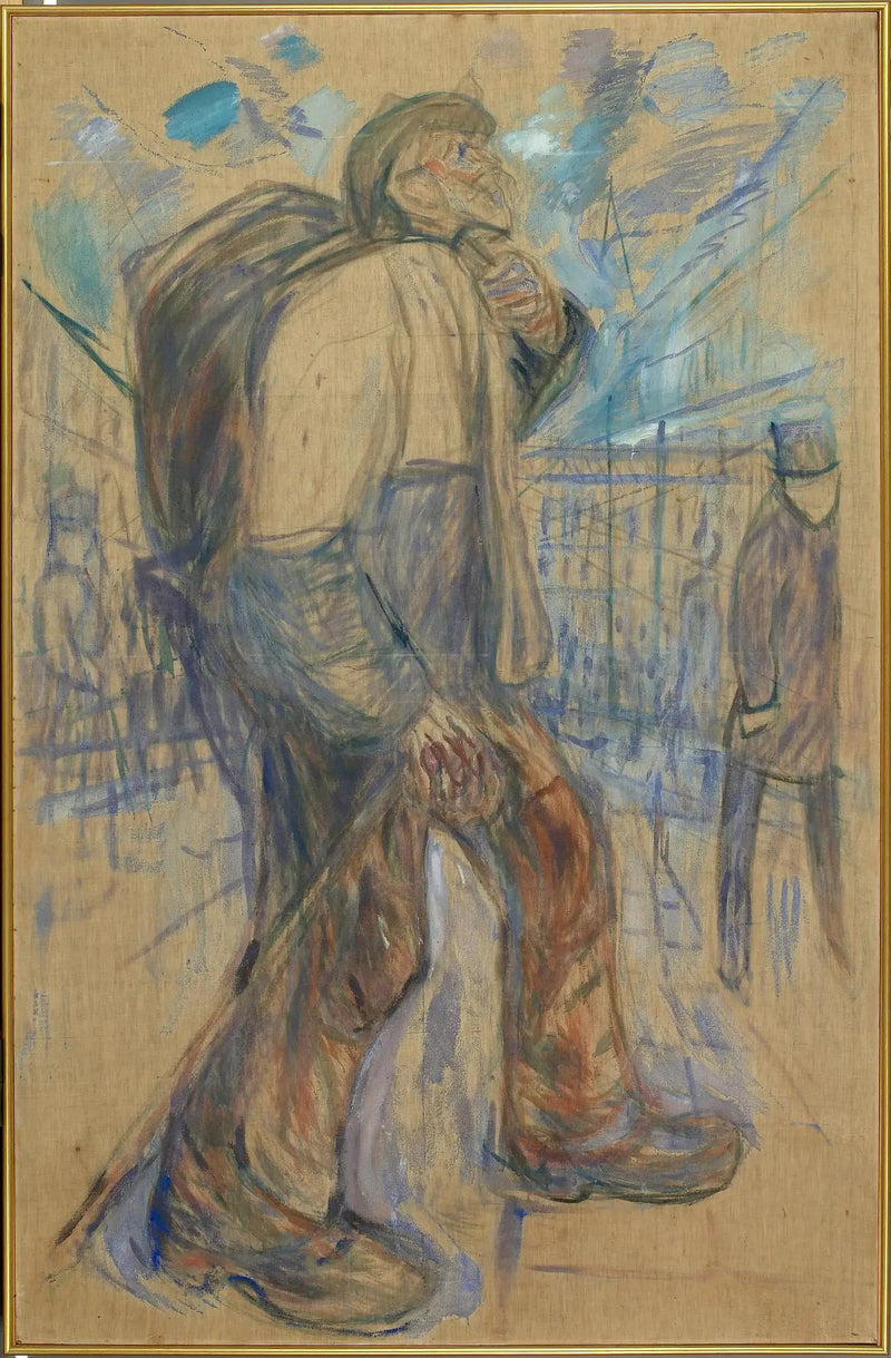 Der Bettler - Edvard Munch