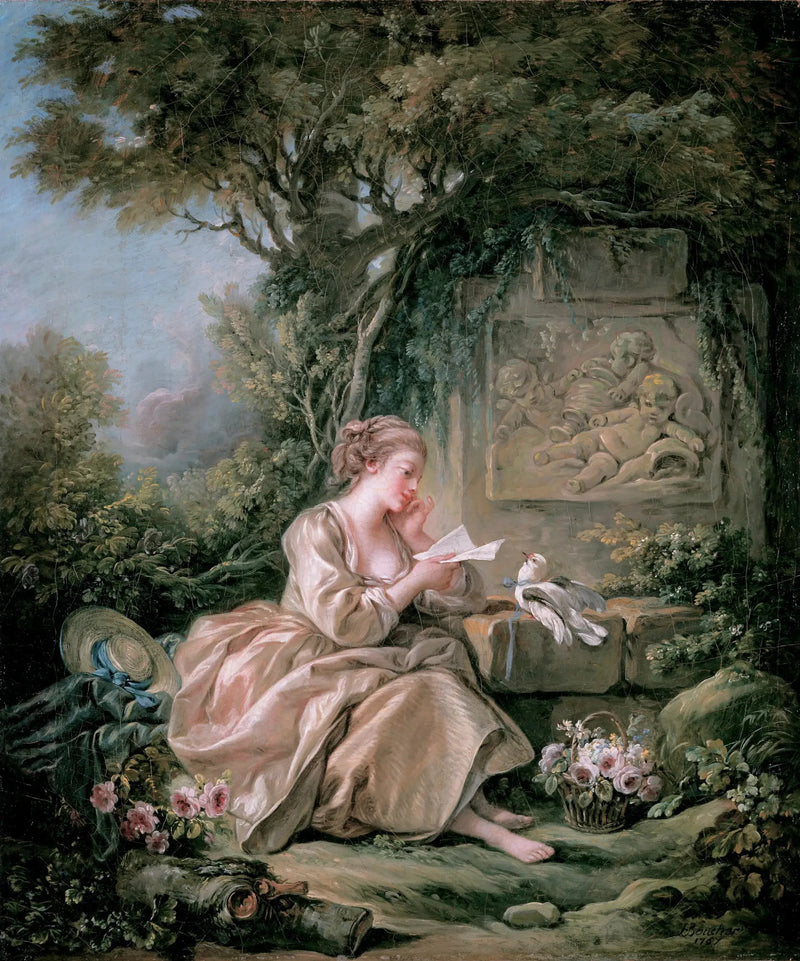 Der diskrete Bote - François Boucher
