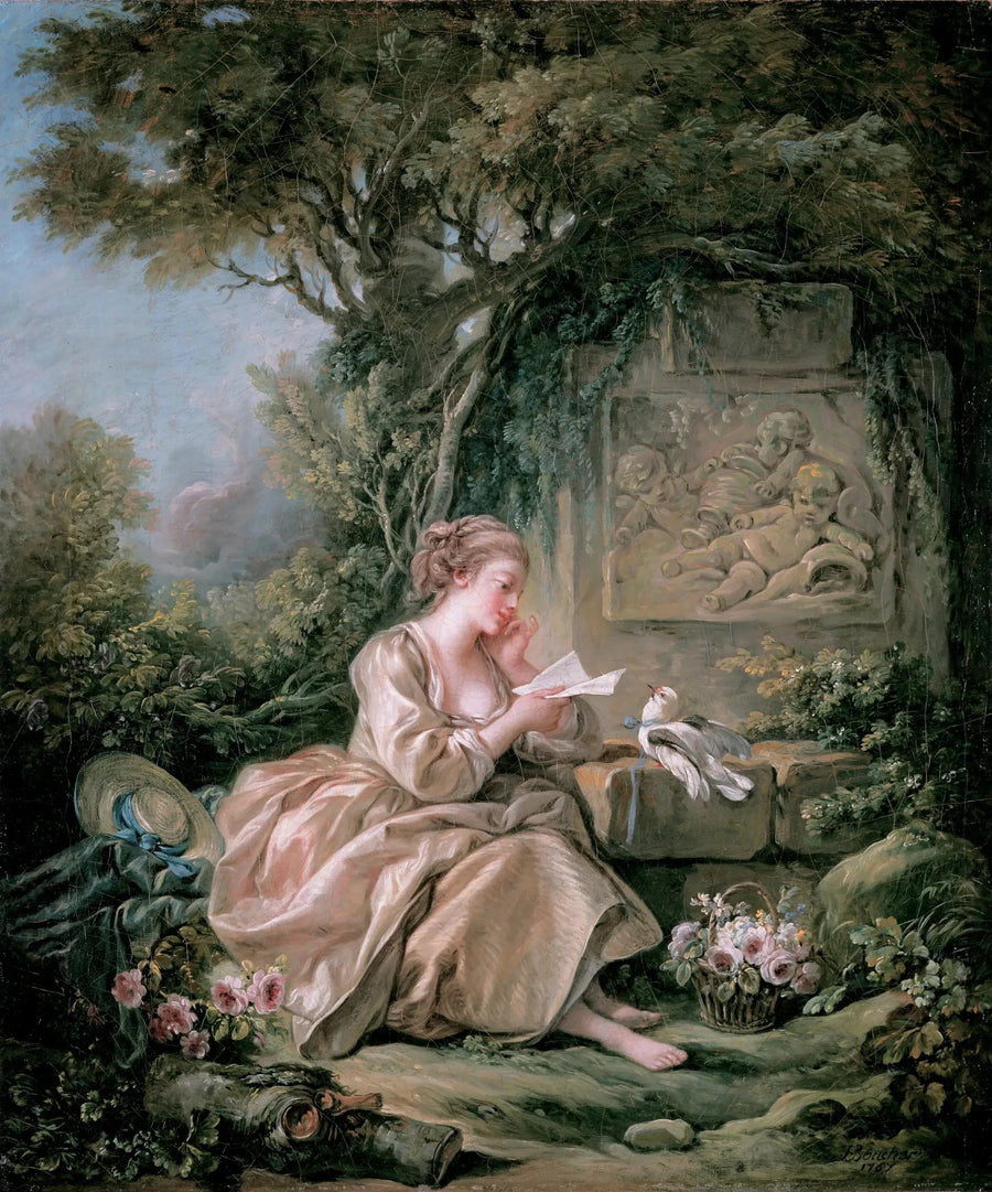 Der diskrete Bote - François Boucher