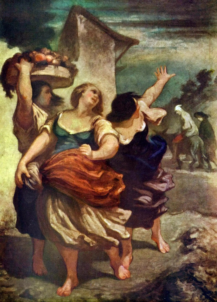 Der Müller, sein Sohn und der Esel - Honoré Daumier
