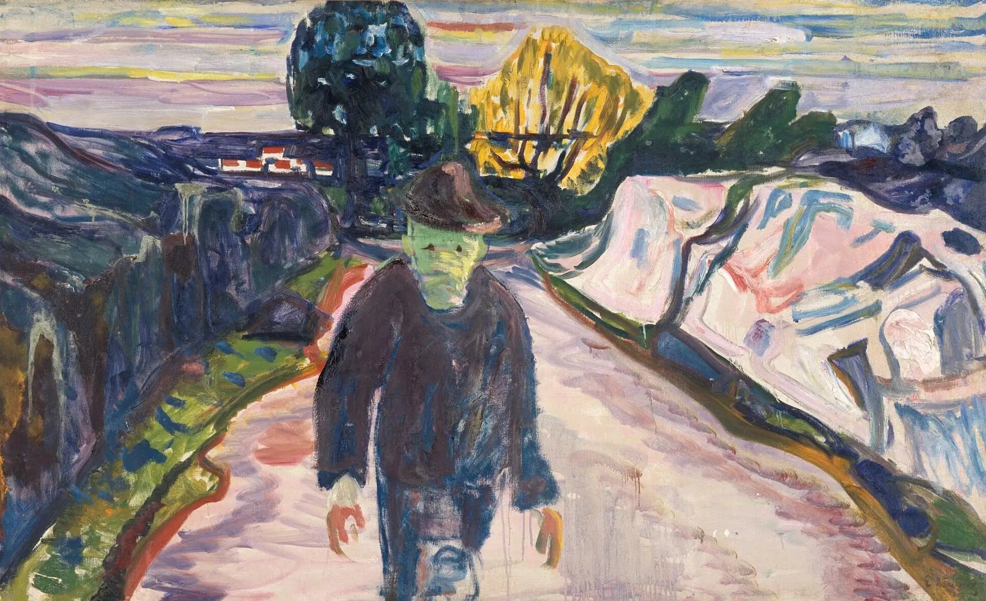Le Meurtrier - Edvard Munch image 1 copie de tableau peinte à la main