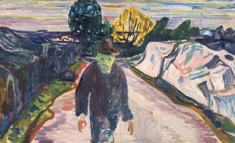 Der Mörder - Edvard Munch