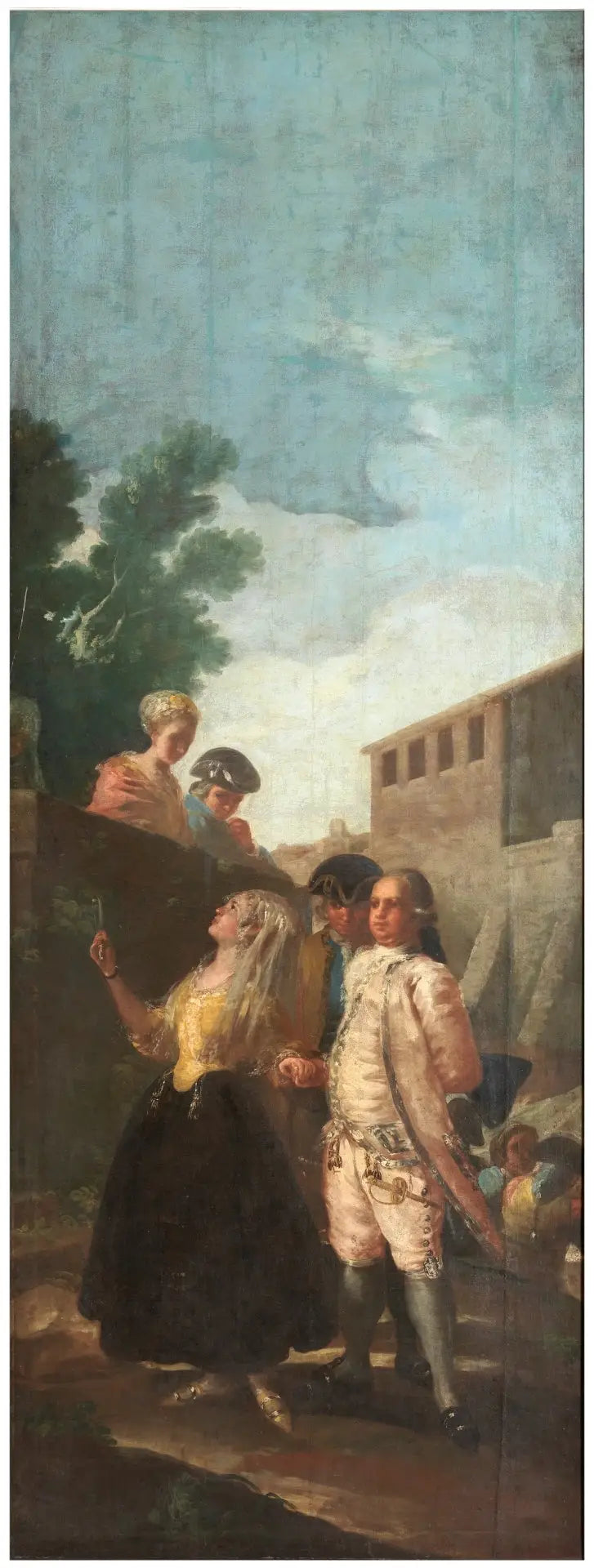 Der Soldat und die Dame - Francisco de Goya