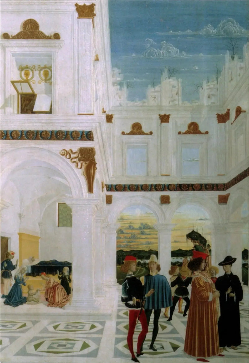 Das Wunder des totgeborenen Kindes - Pietro Perugino