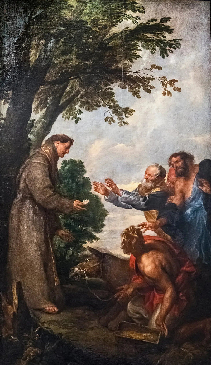 Das Wunder des Maultiers - Antoine van Dyck