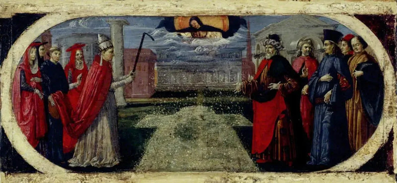 Das Wunder des Schnees - Pietro Perugino