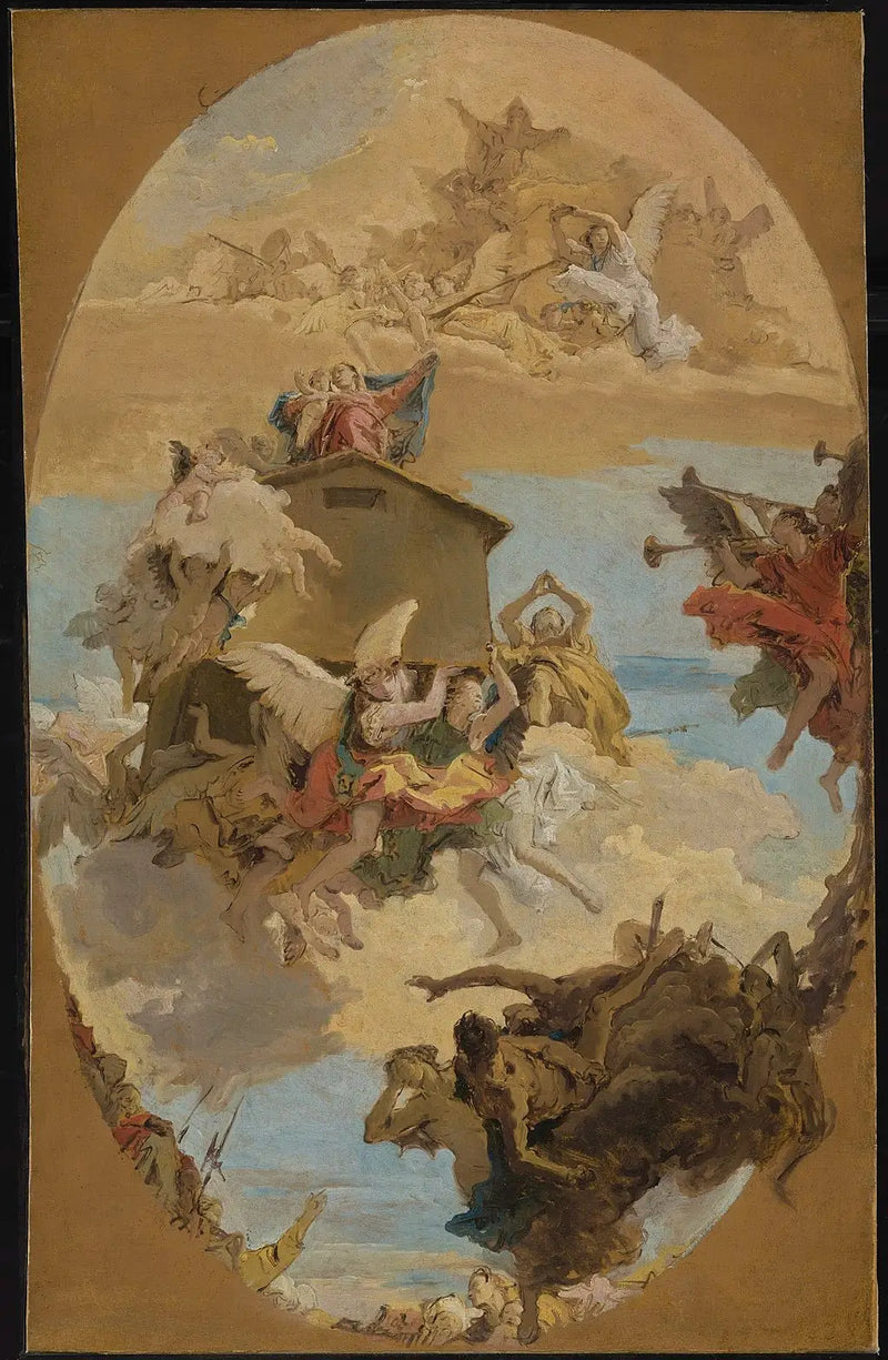 Das Wunder des Heiligen Hauses von Loreto - Giovanni Battista Tiepolo