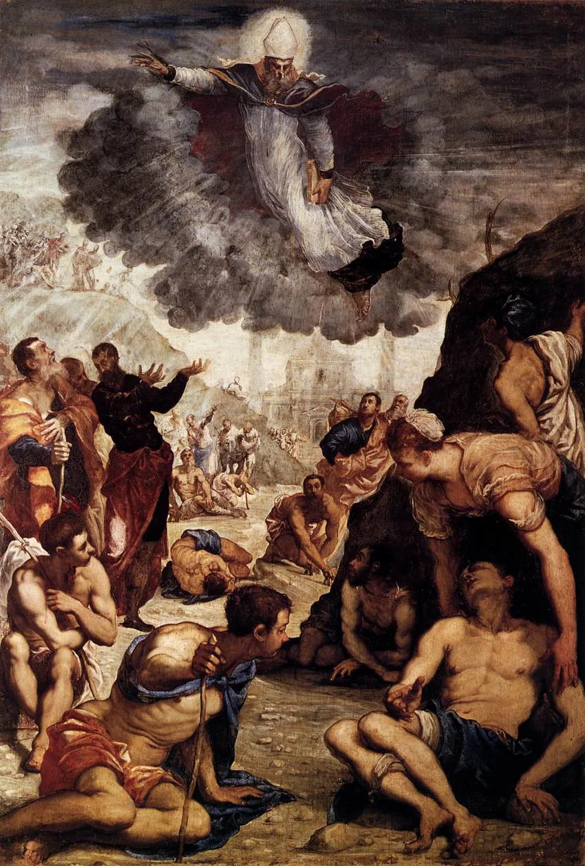 Das Wunder des heiligen Augustinus - Jacopo Tintoretto