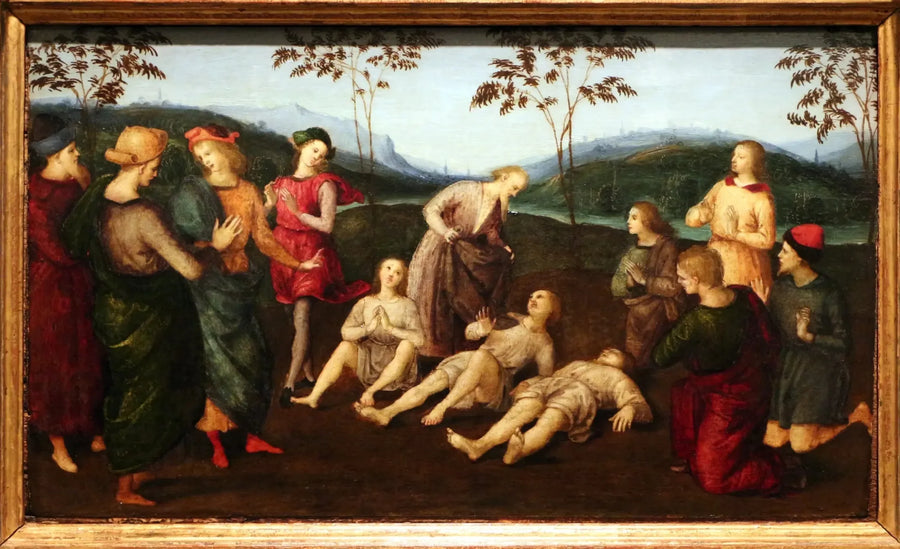 Das Wunder des heiligen Eusebius von Cremona - Raffael Sanzio