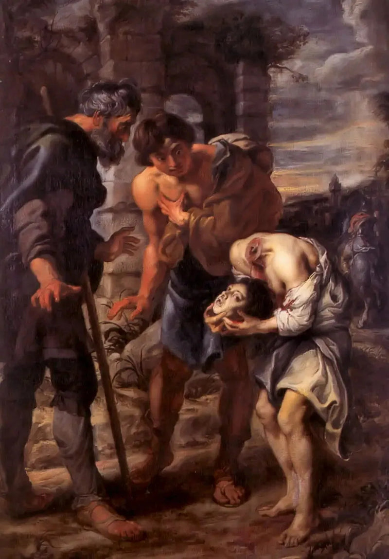 Das Wunder des heiligen Justin - Peter Paul Rubens