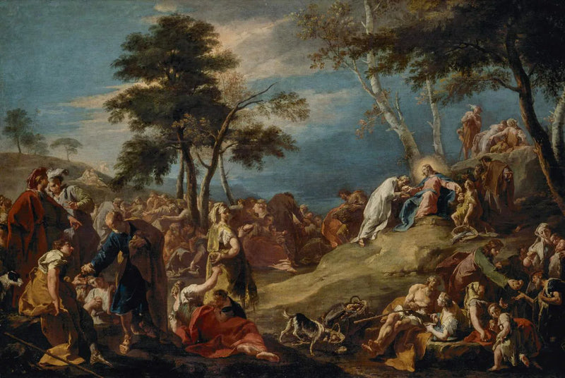 Das Wunder der Brote und Fische - Giovanni Battista Pittoni
