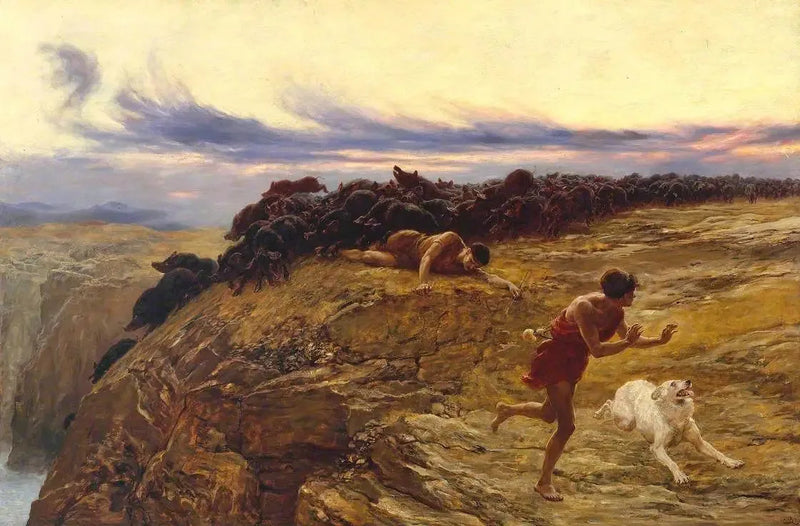 Das Wunder des Gaderene-Schweins - Briton Rivière