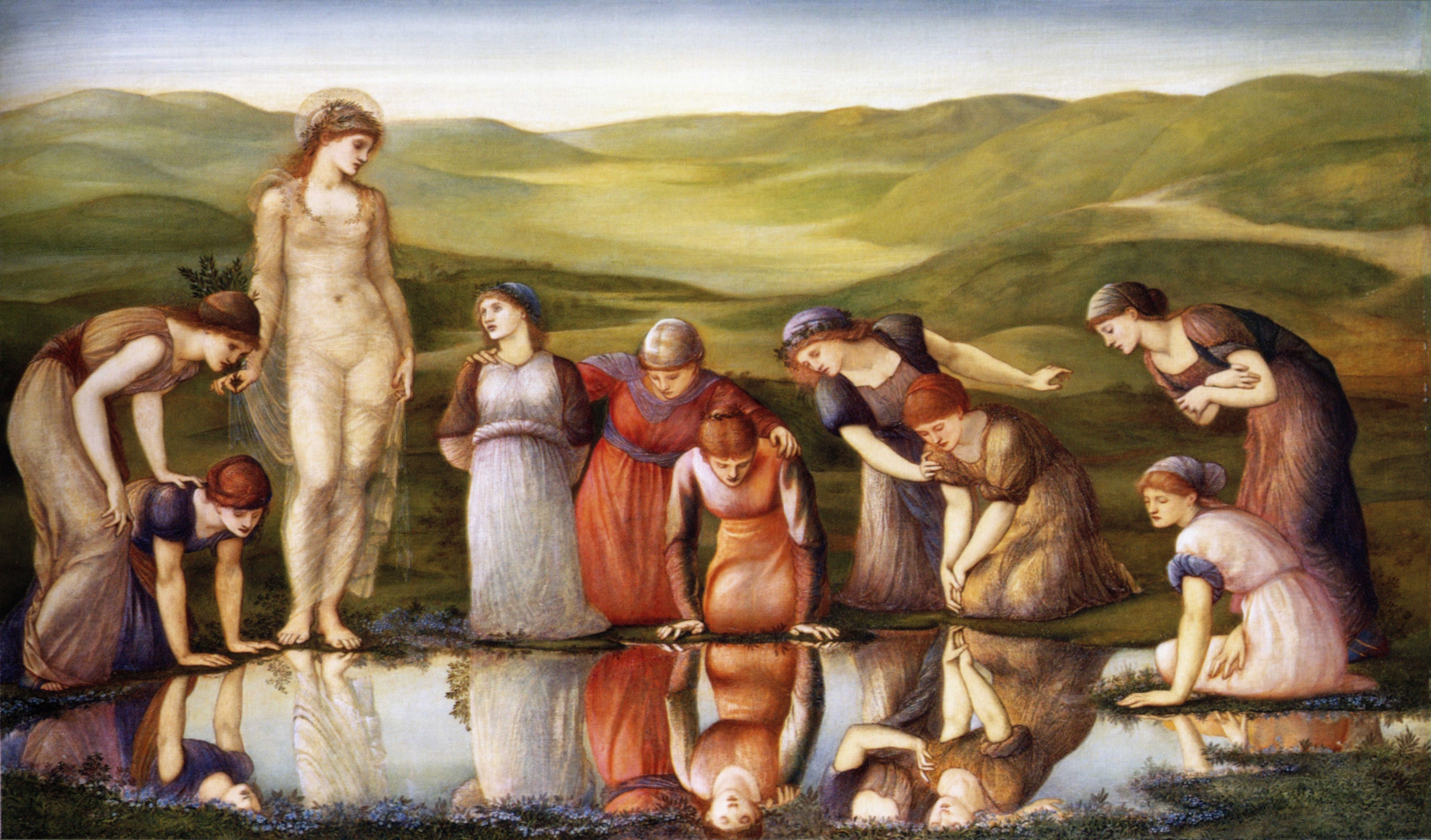 Le Miroir de Vénus - Edward Burne-Jones image 1 reproduction réalisée par Alpha Reproduction