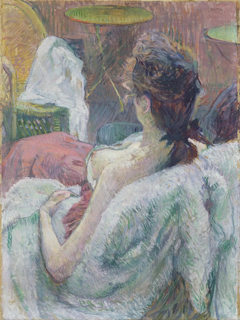 Das Modell in Ruhe - Henri de Toulouse-Lautrec