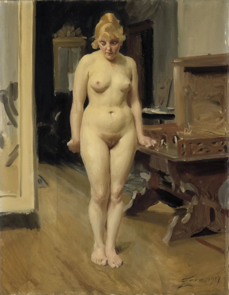 Das schüchterne Modell - Anders Zorn