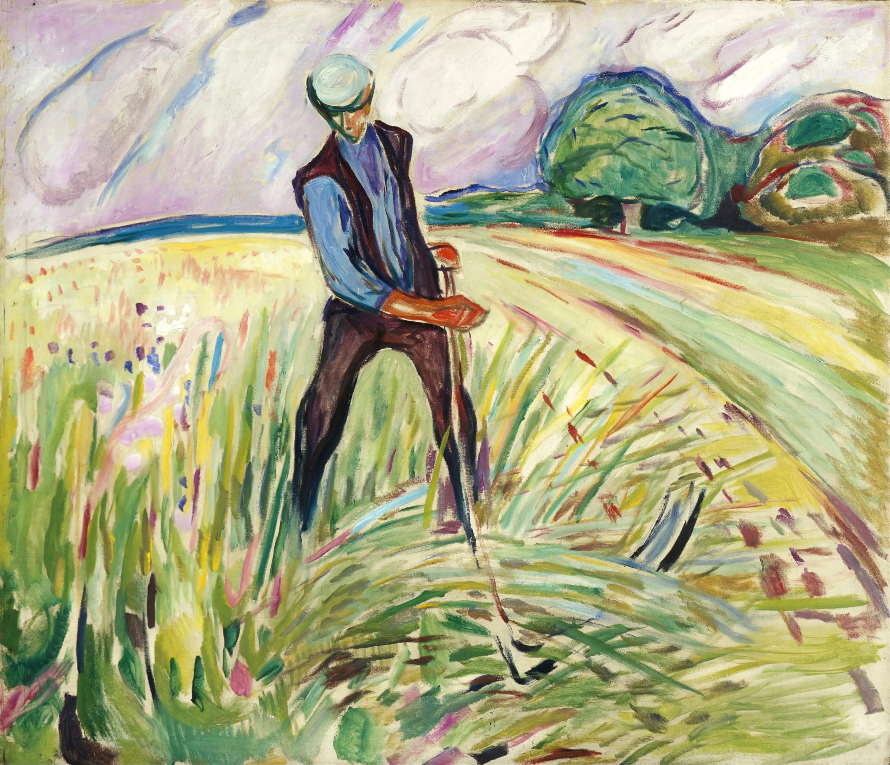 Le Moissonneur - Edvard Munch image 1 reproduction réalisée par Alpha Reproduction