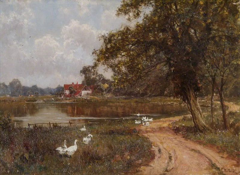 Der Maulwurf in Brockham, Surrey - Edward Wilkins Waite