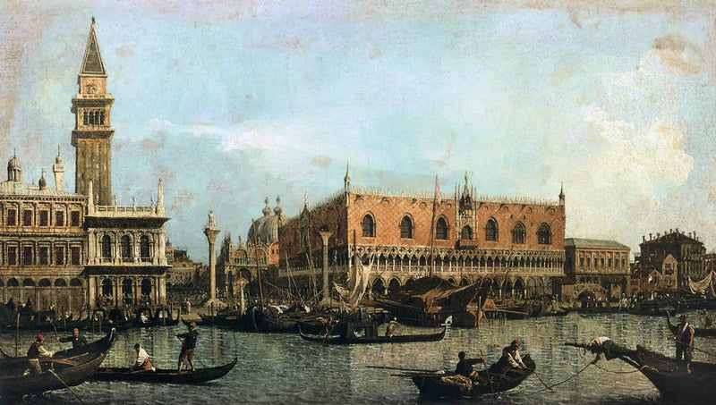 Der Môle vue du bassin de San Marco - Canaletto