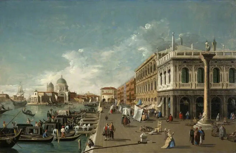 Der Molo, Venedig - Canaletto