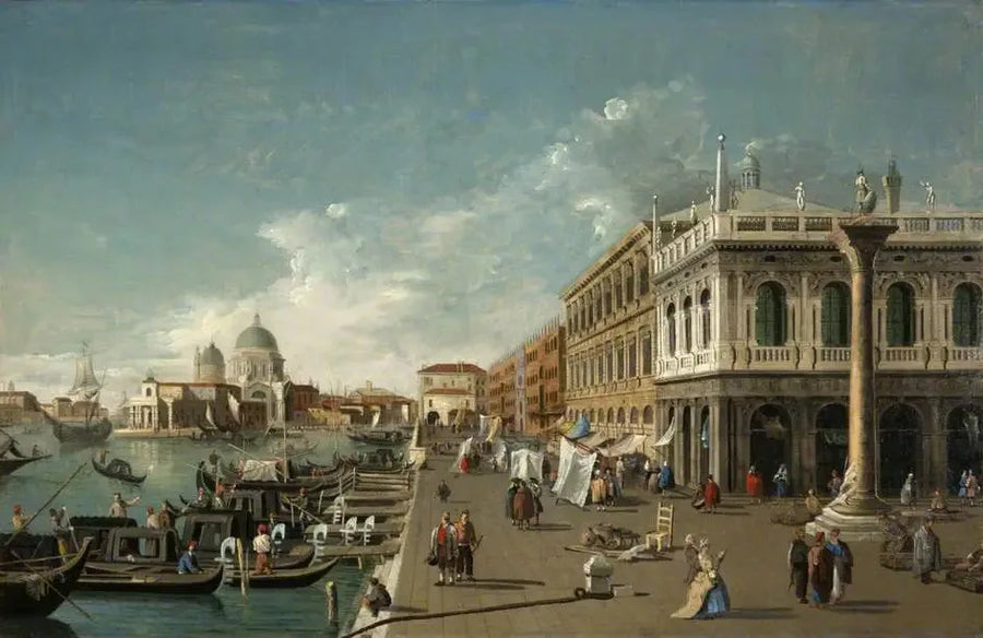 Der Molo, Venedig - Canaletto