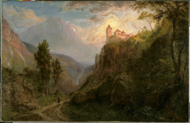 Das Kloster von San Pedro (Notre-Dame des Neiges) - Frederic Edwin Church