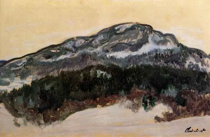 Der Berg Kolsaas in Norwegen - Claude Monet