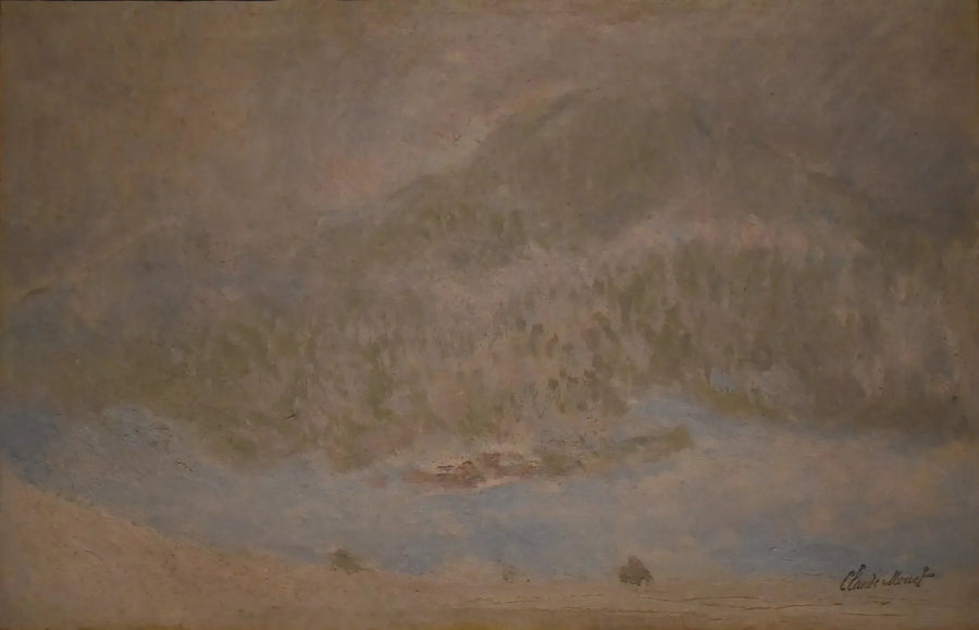 Der Berg Kolsaas, Norwegen (Schneesturm) - Claude Monet