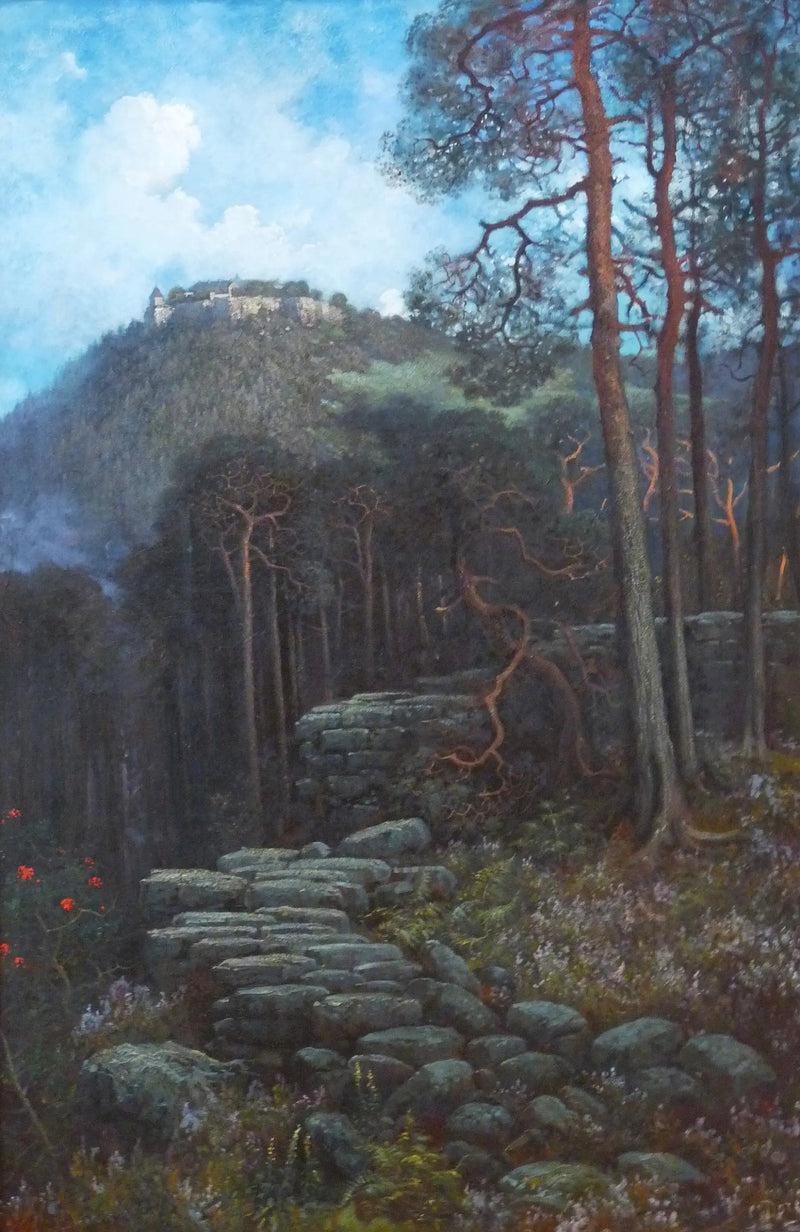 Der Mont Sainte-Odile mit der heidnischen Mauer - Gustave Doré