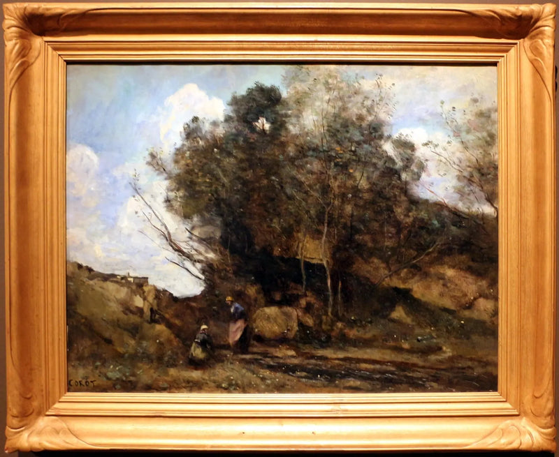 Der Mont Ussy - Jean-Baptiste Camille Corot