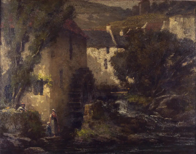 Die Wassermühle - Gustave Courbet