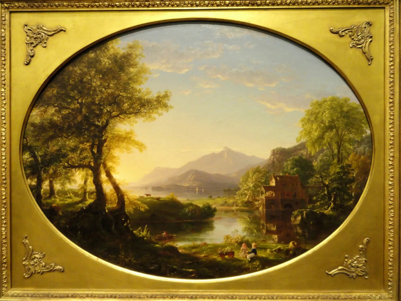 Der Mühle, Sonnenuntergang - Thomas Cole