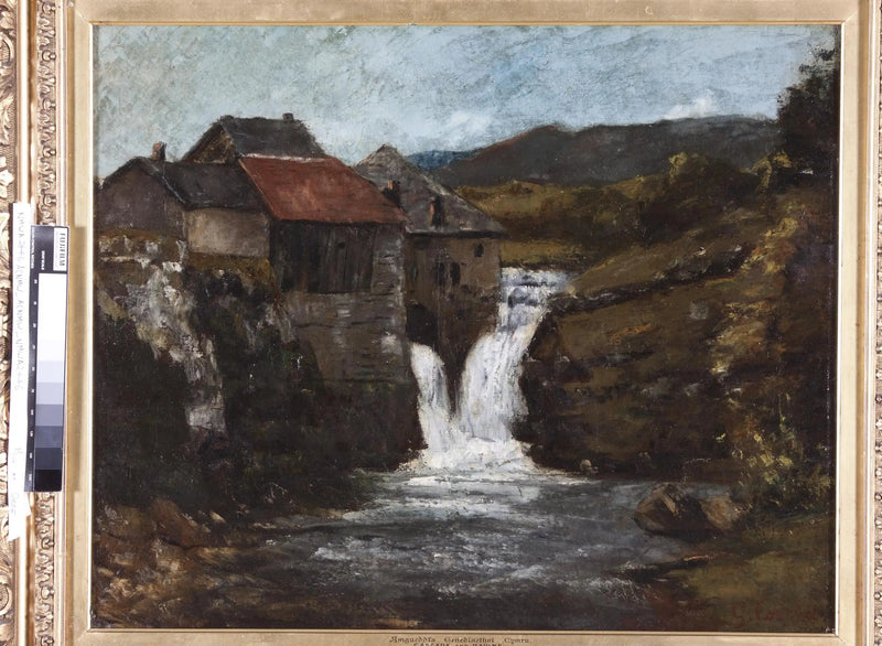 Die Mühle von Orbe - Gustave Courbet