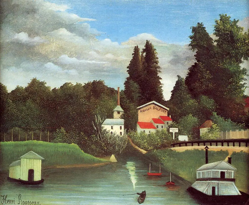 Der Alfort-Mühle - Henri Rousseau