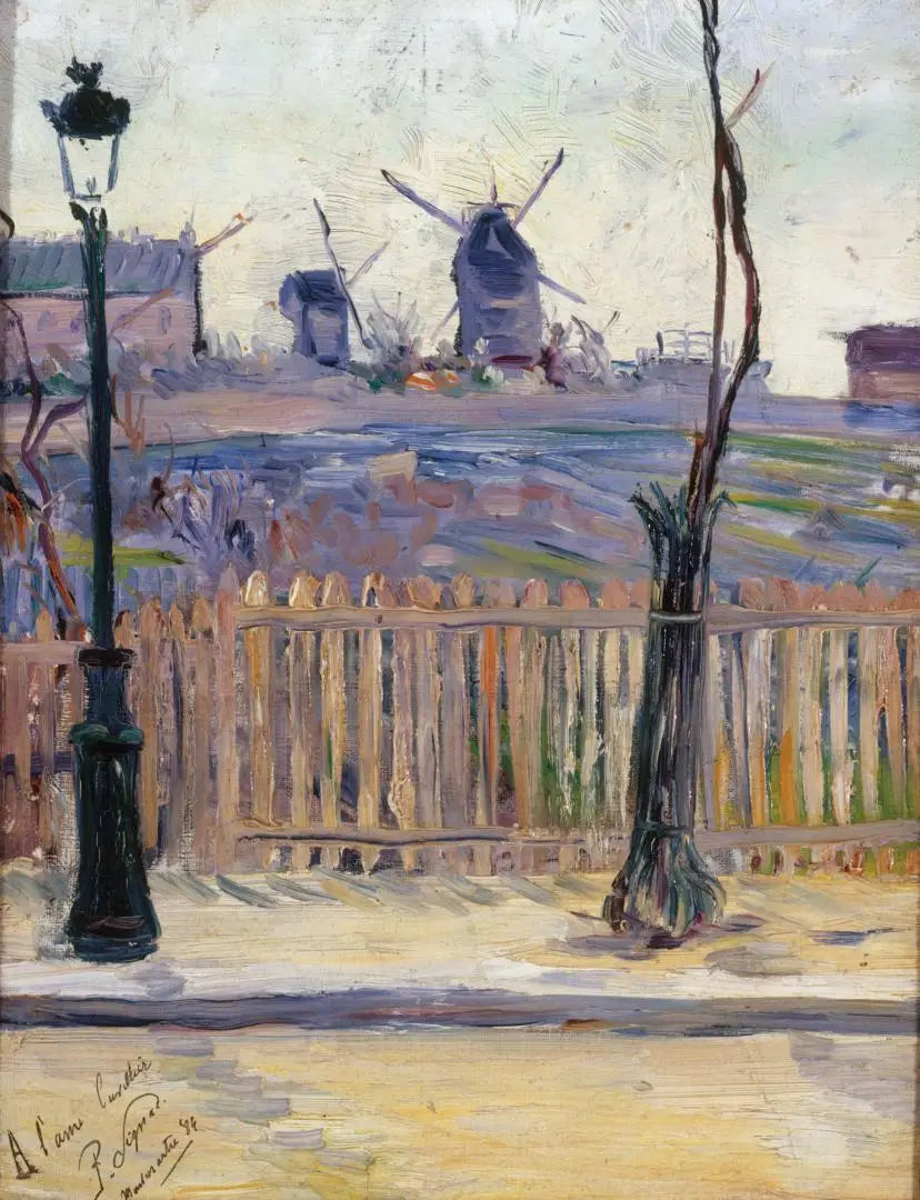 Le Moulin de la Galette, à Montmartre - Paul Signac image 1 reproduction artisanale de tableau