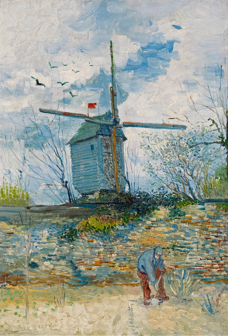 Die Mühle von la Galette - Vincent van Gogh