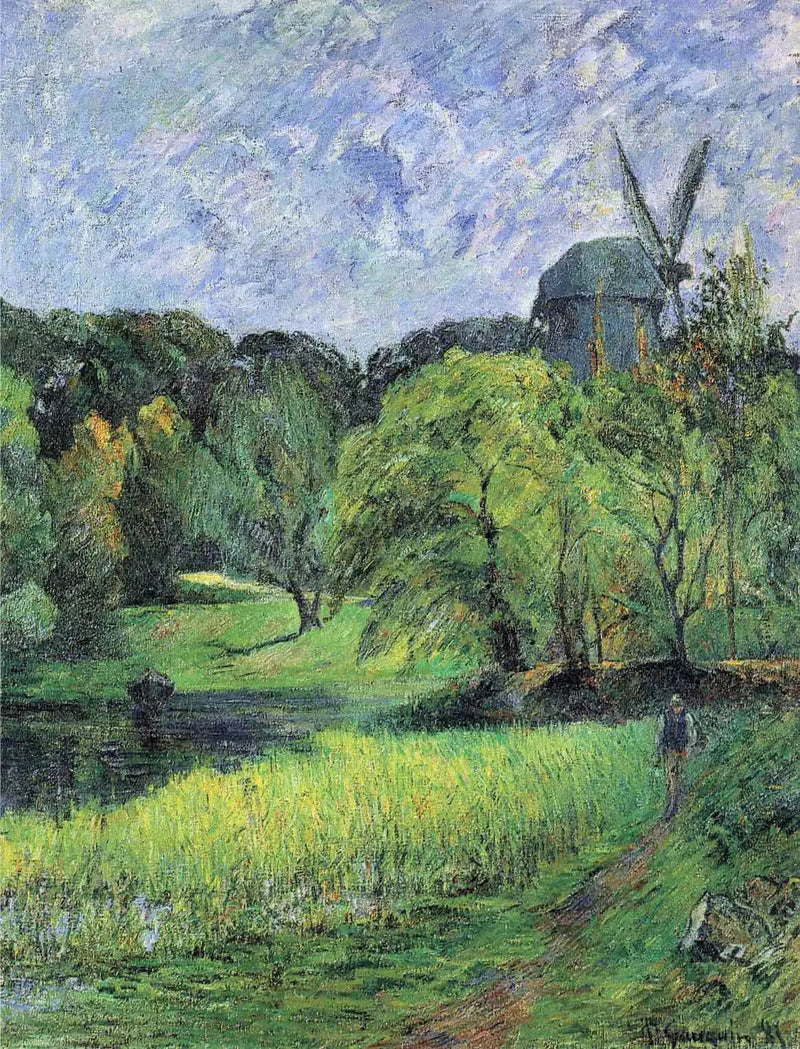 Die Mühle der Königin im Østervold-Park - Paul Gauguin