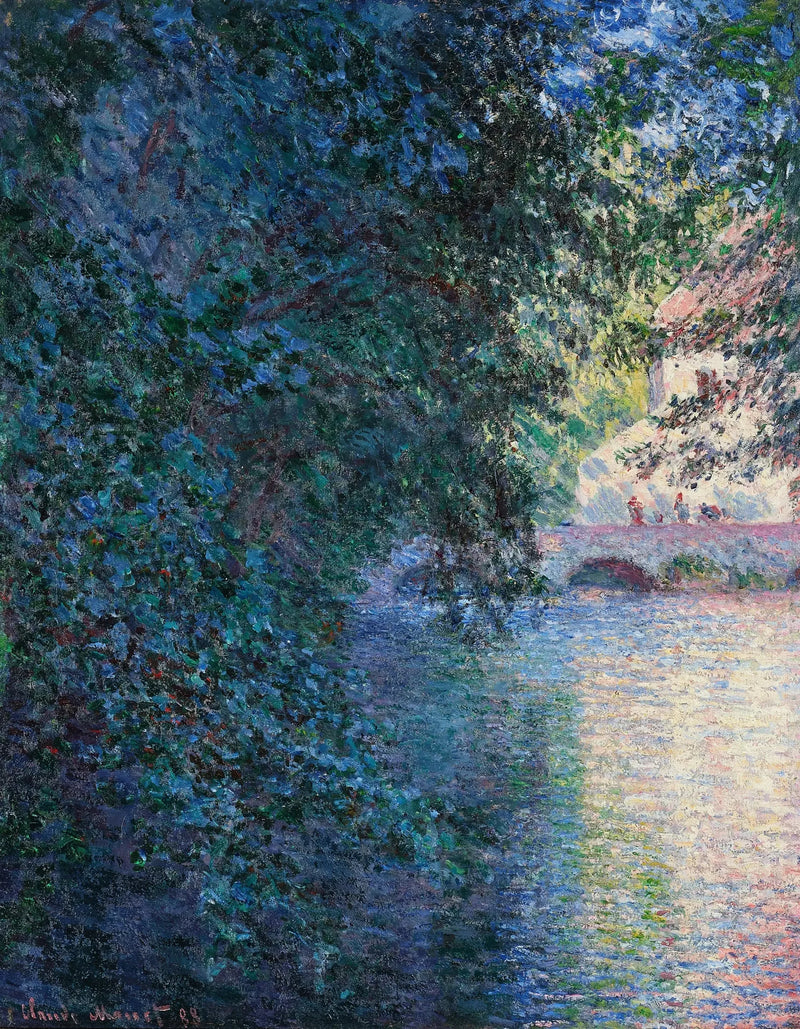 Die Mühle von Limetz - Claude Monet