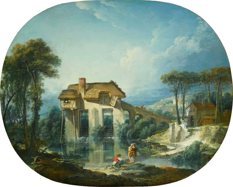 Der Moulin de Quiquengrogne à Charenton - François Boucher