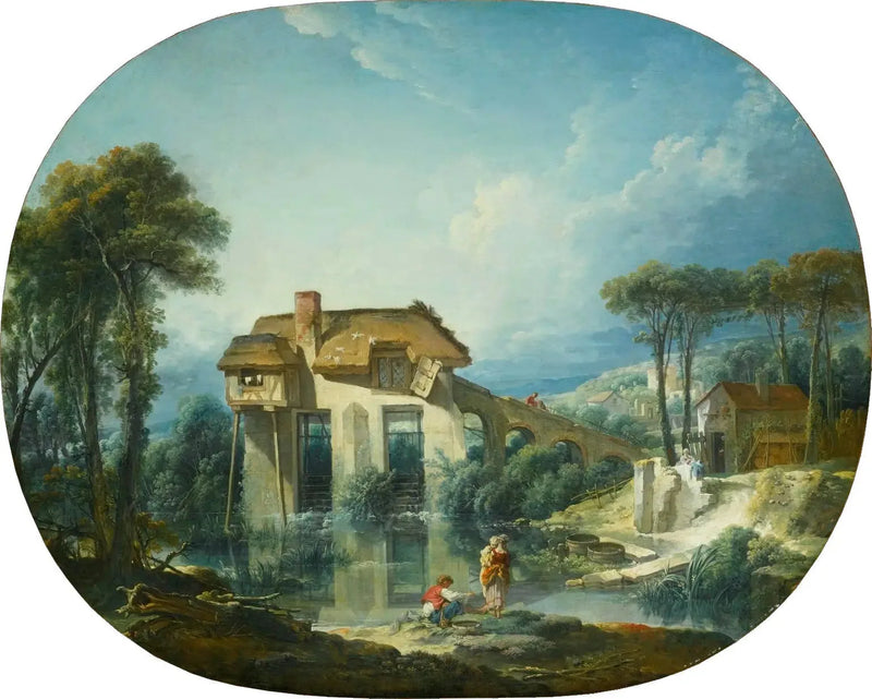 Der Moulin de Quiquengrogne à Charenton - François Boucher