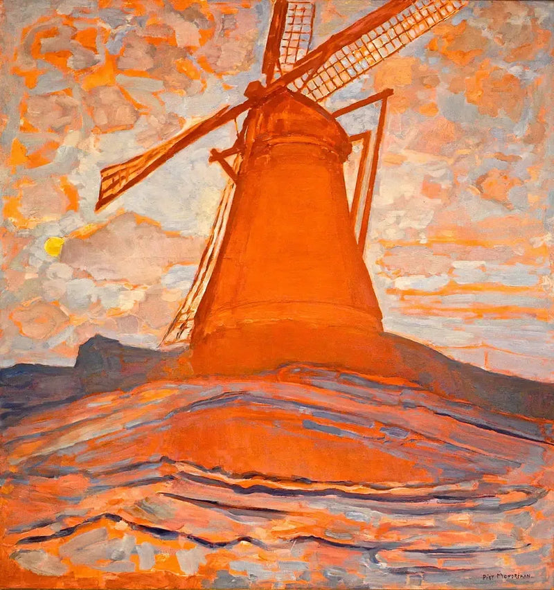 Die Mühle - Piet Mondrian