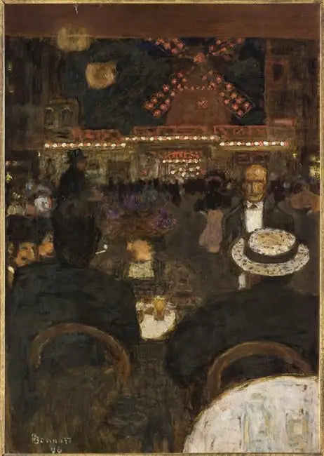 Le Moulin Rouge - Pierre Bonnard image 1 copie de tableau peinte à la main