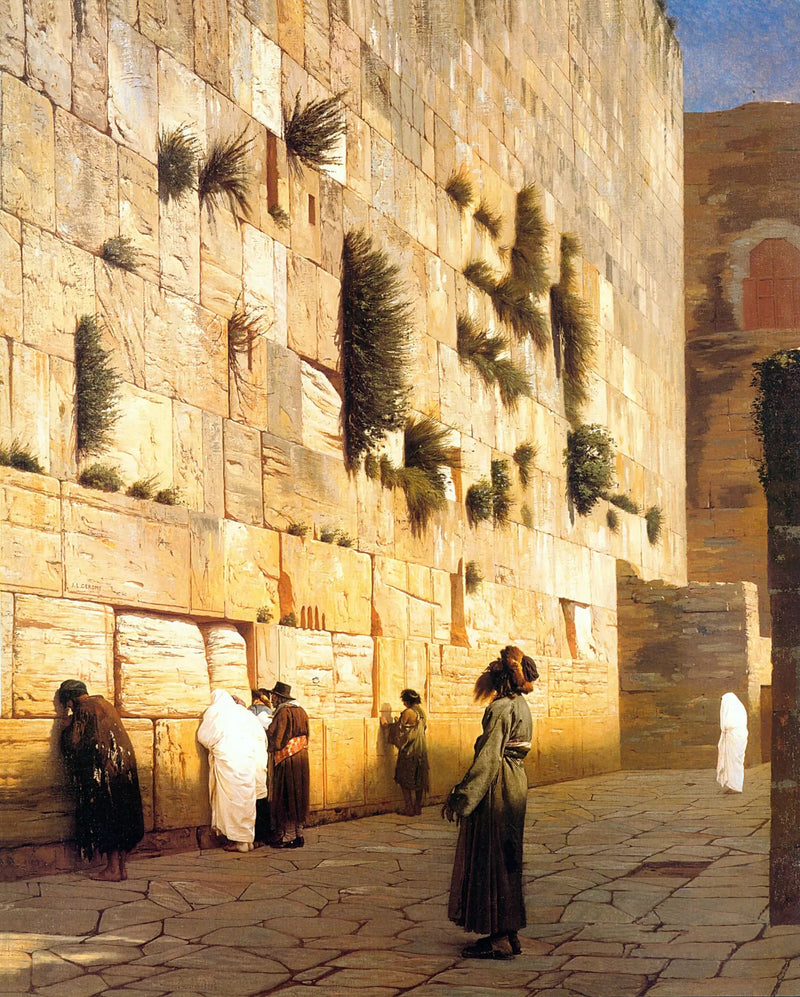 Die Mauer von Salomon - Jean-Léon Gérôme