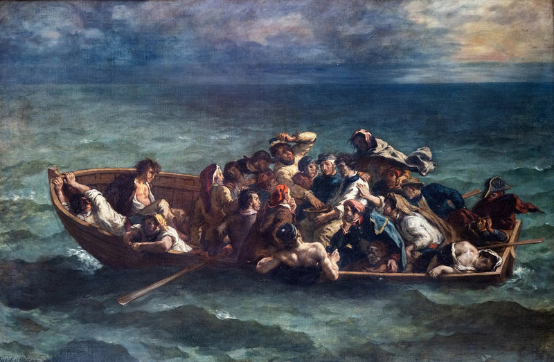 Das Schiffsunglück des Don Juan - Eugène Delacroix